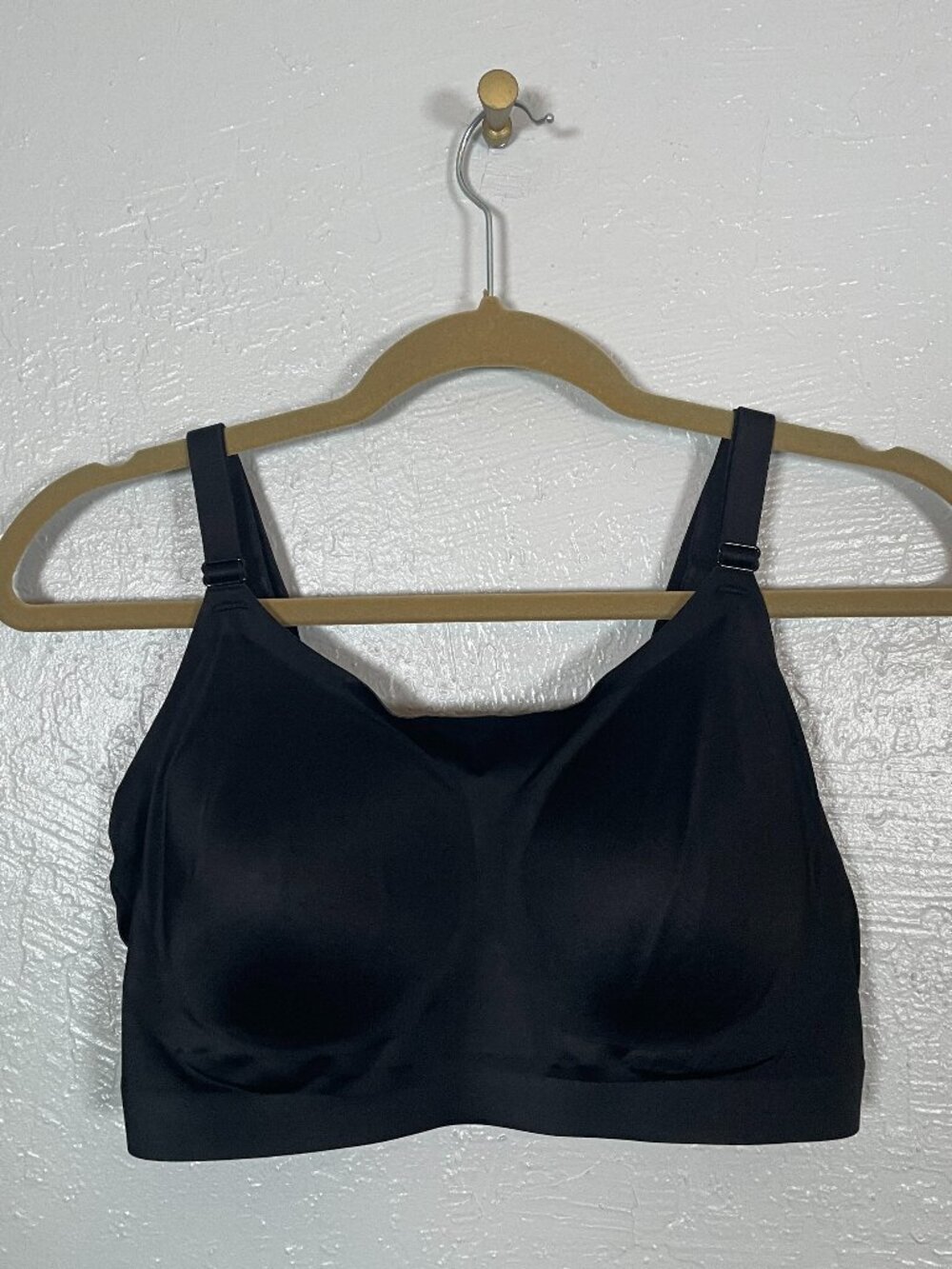 Soma Women XL Black Bra Padded Wireless Seamless Adjustable Loungewear